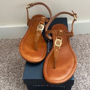 Tommy Hilfiger Brown Sandals